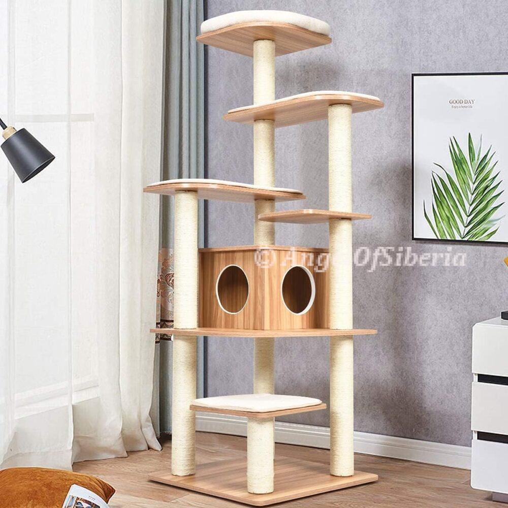 cat tower modern